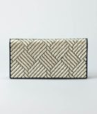 weave leather purse